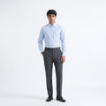 River Island Men's Light Blue Slim Fit Shirt