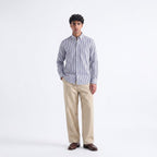 MASSIMO DUTTI Men's Striped Button Down Shirt