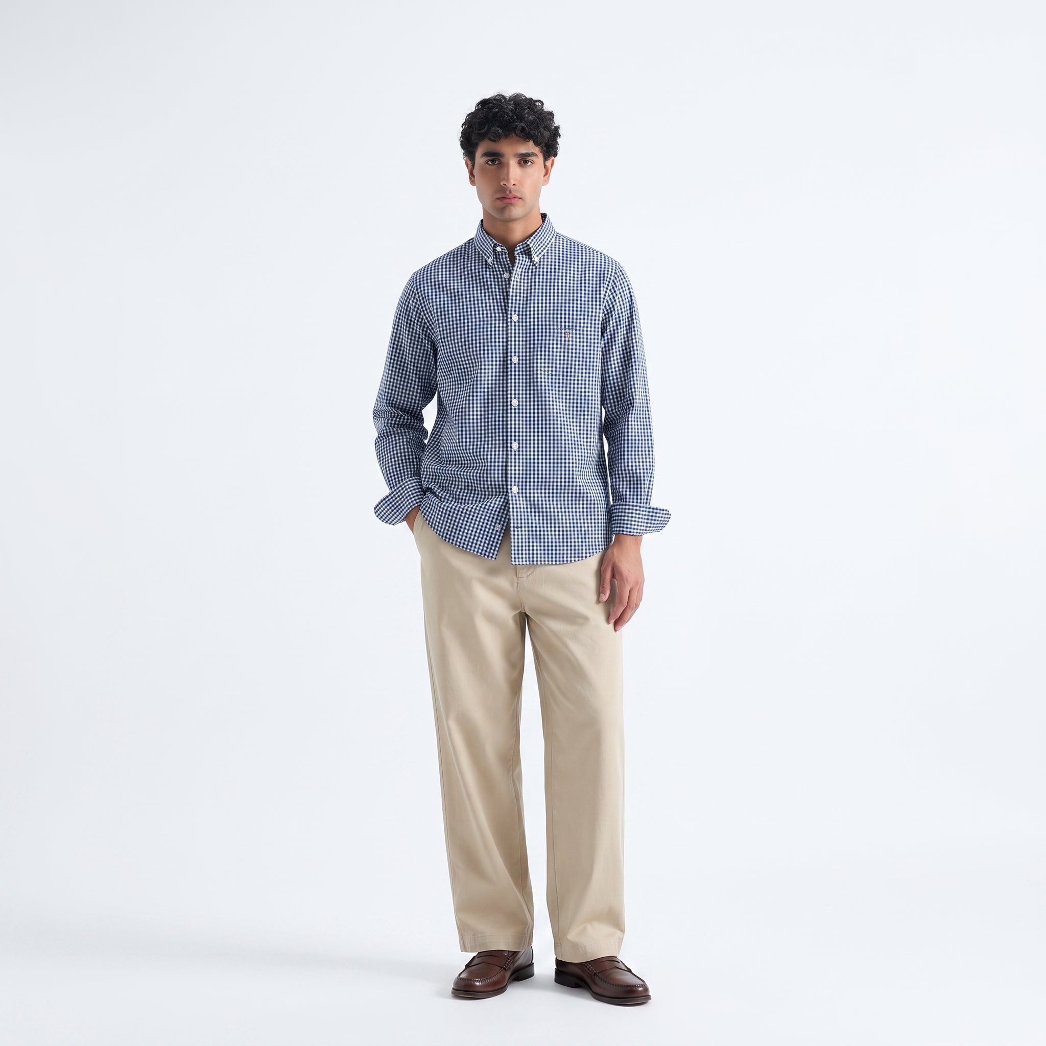 GANT Men's Regular Fit Gingham Button Down