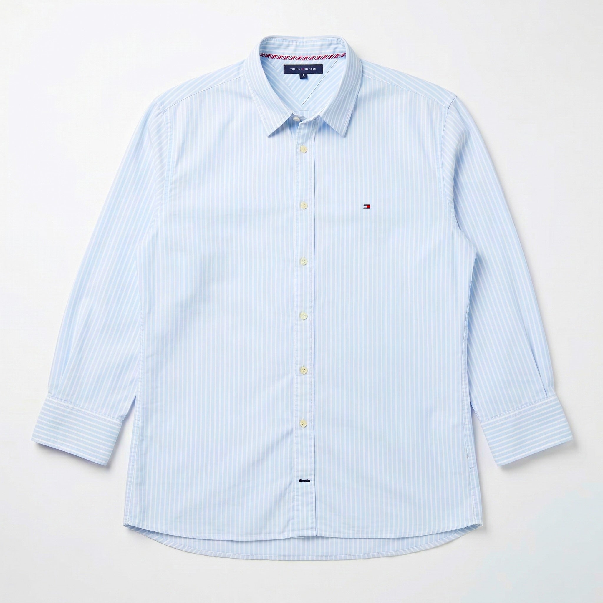 Tommy Hilfiger Sky Blue Pinstripe Button-Down