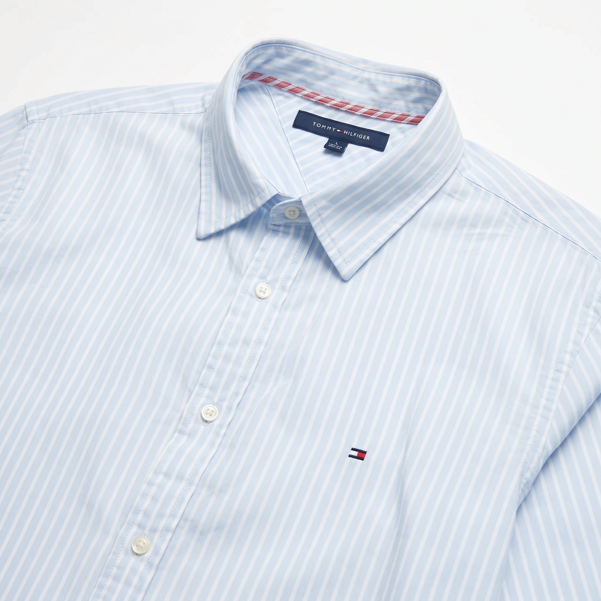 Tommy Hilfiger Sky Blue Pinstripe Button-Down