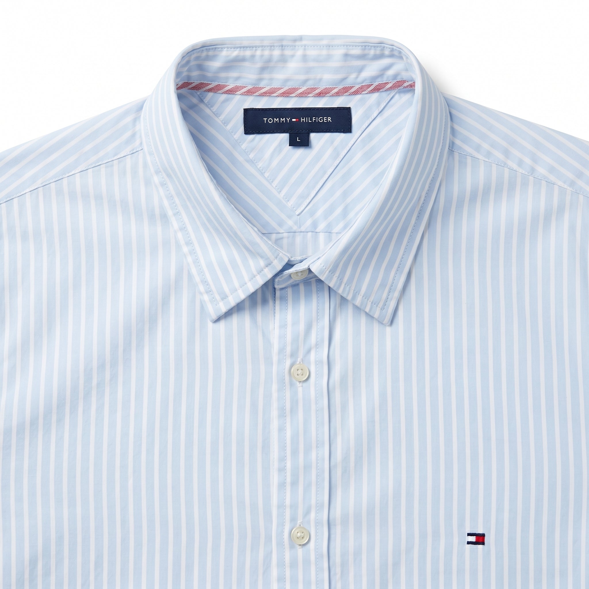 Tommy Hilfiger Sky Blue Pinstripe Button-Down