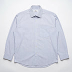 Balenciaga Paris Embroidered Monogram Striped Shirt