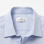 Balenciaga Paris Embroidered Monogram Striped Shirt