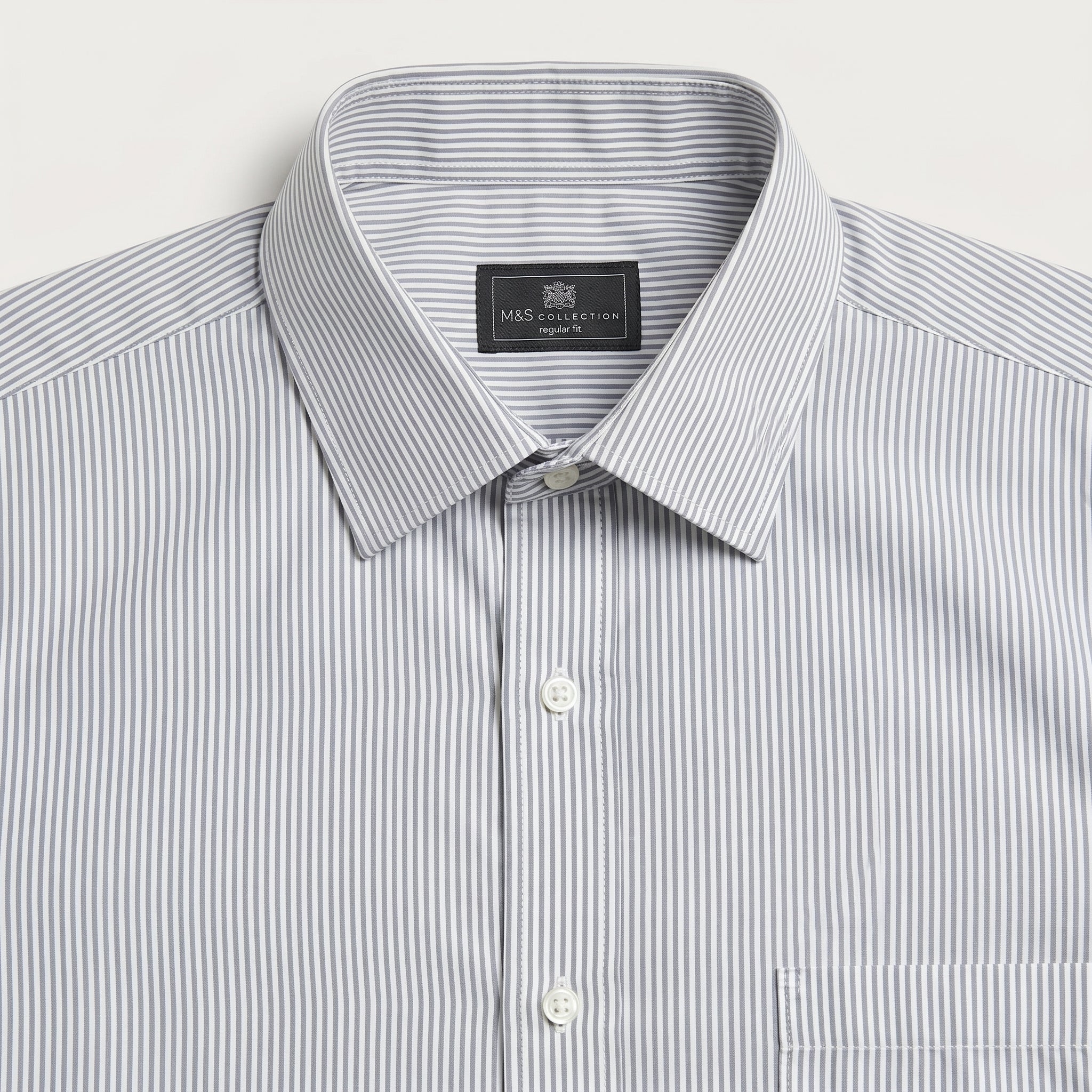 M&S Collection Regular Fit Striped Shirt