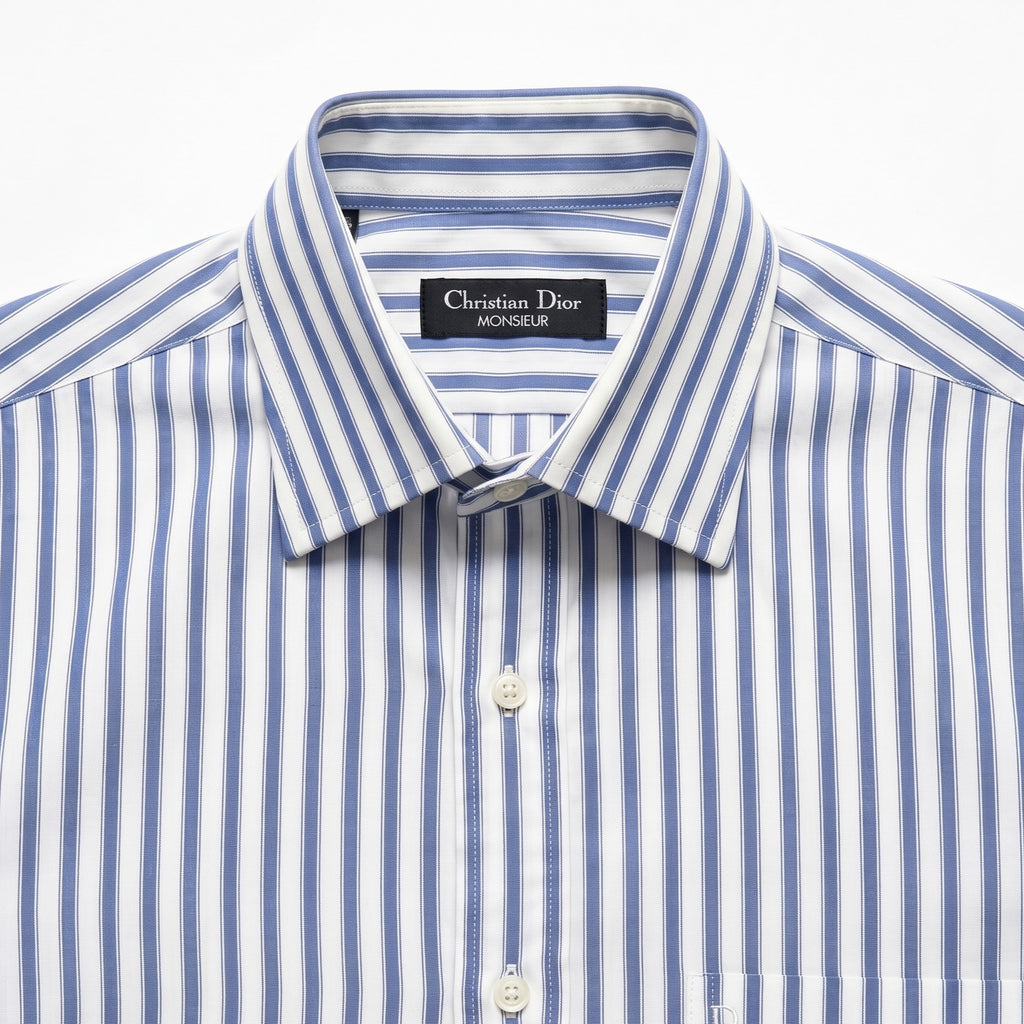 Christian Dior Monsieur Striped Button-Down