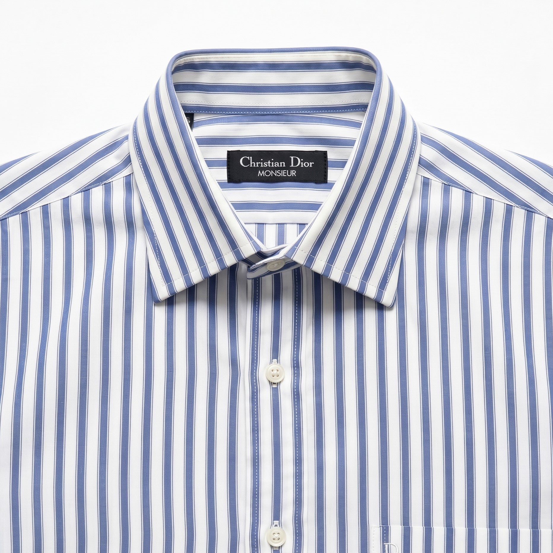 Christian Dior Monsieur Striped Button-Down