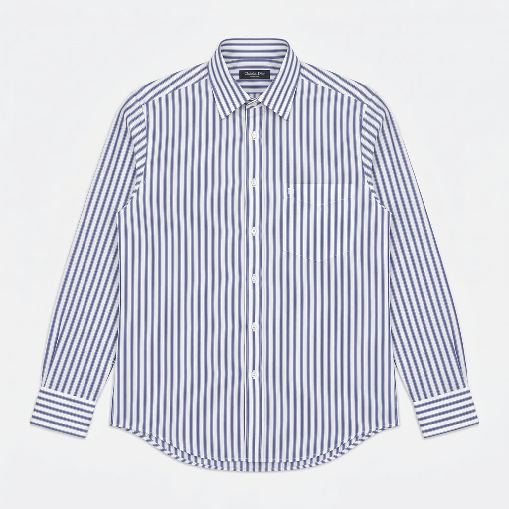 Christian Dior Monsieur Striped Button-Down