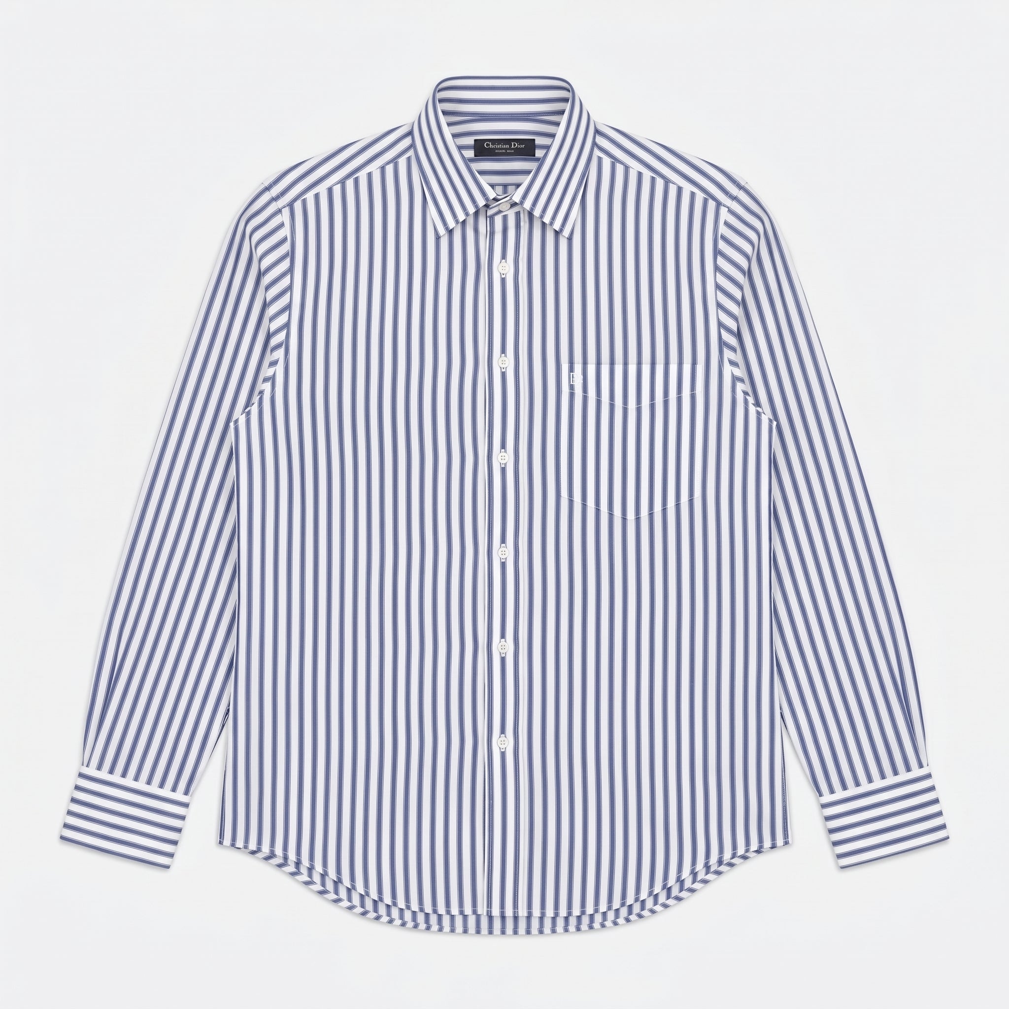 Christian Dior Monsieur Striped Button-Down