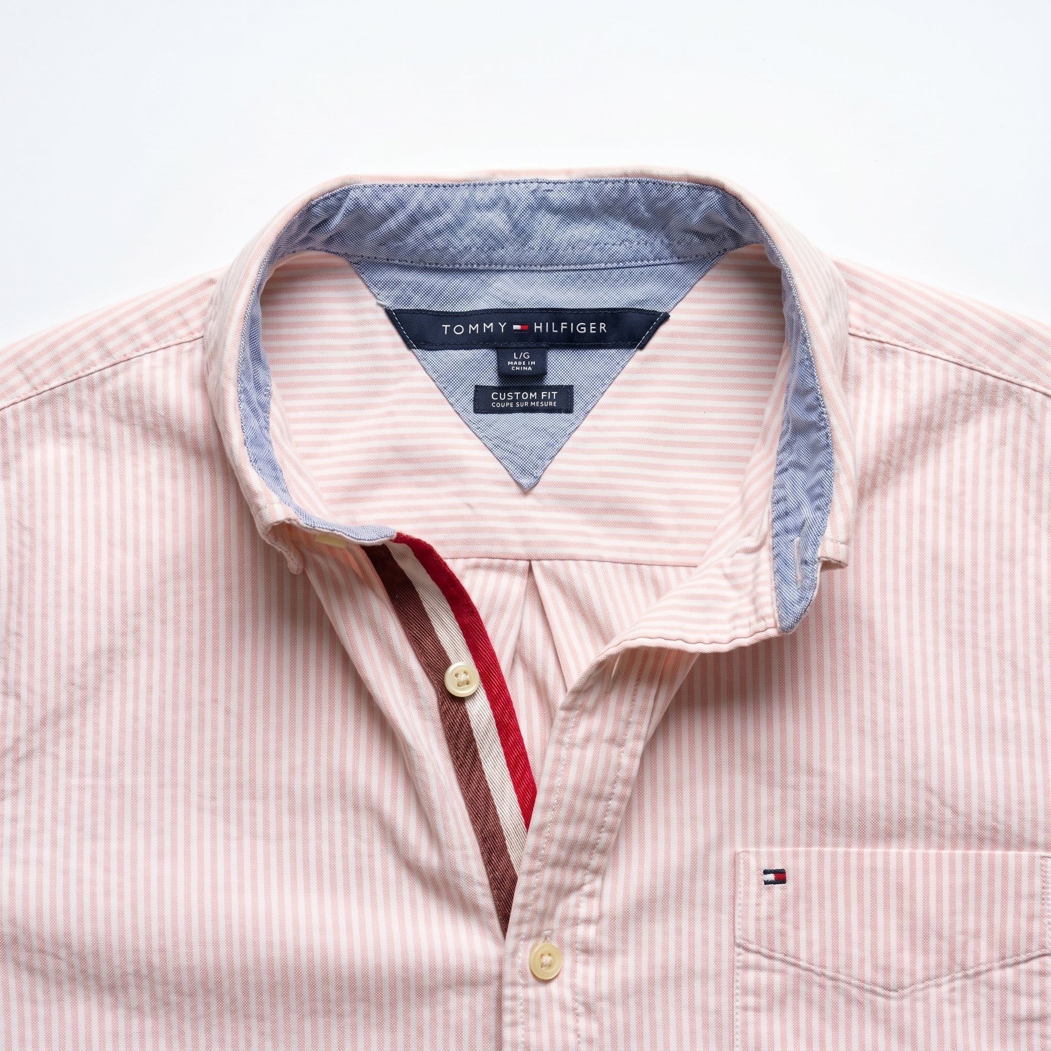 Tommy Hilfiger Rose Pinstripe Button-Down