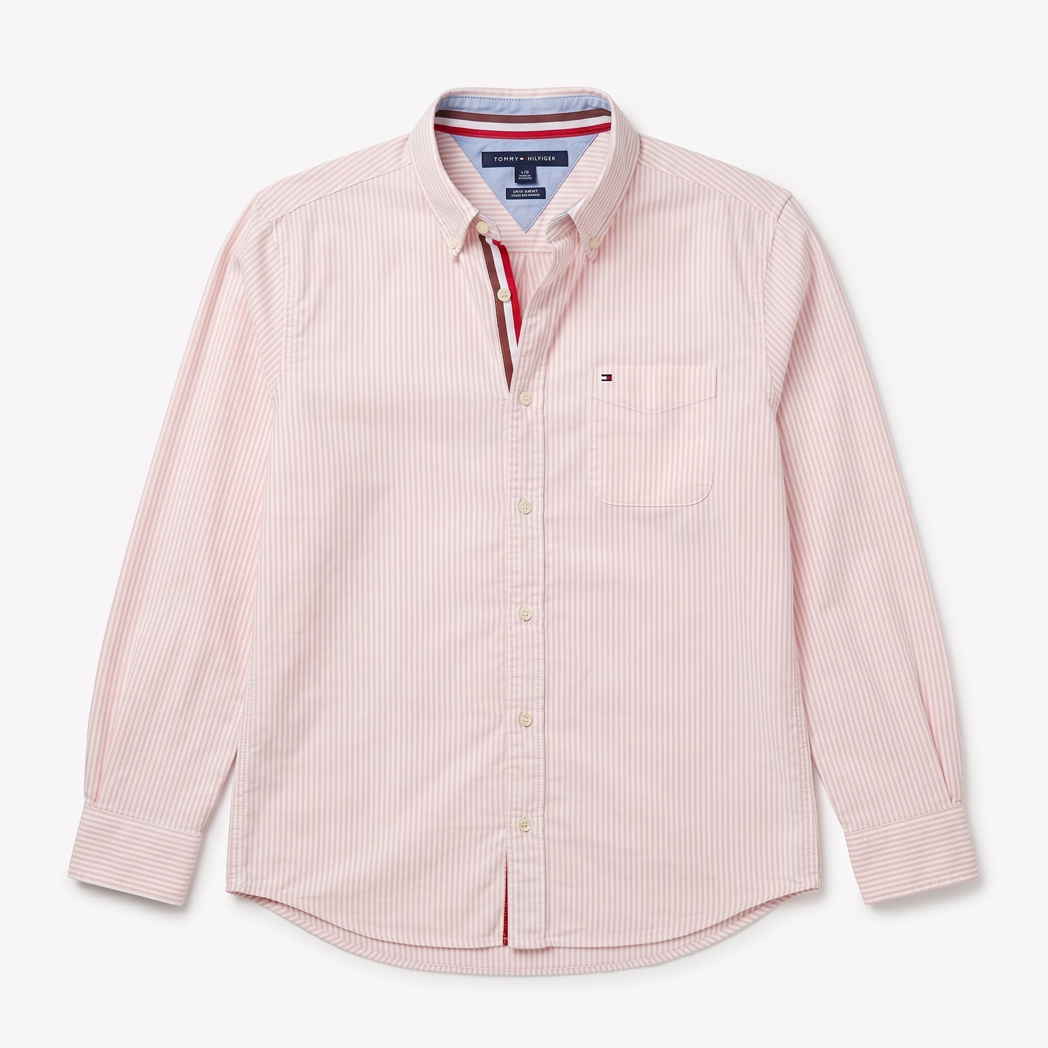 Tommy Hilfiger Rose Pinstripe Button-Down