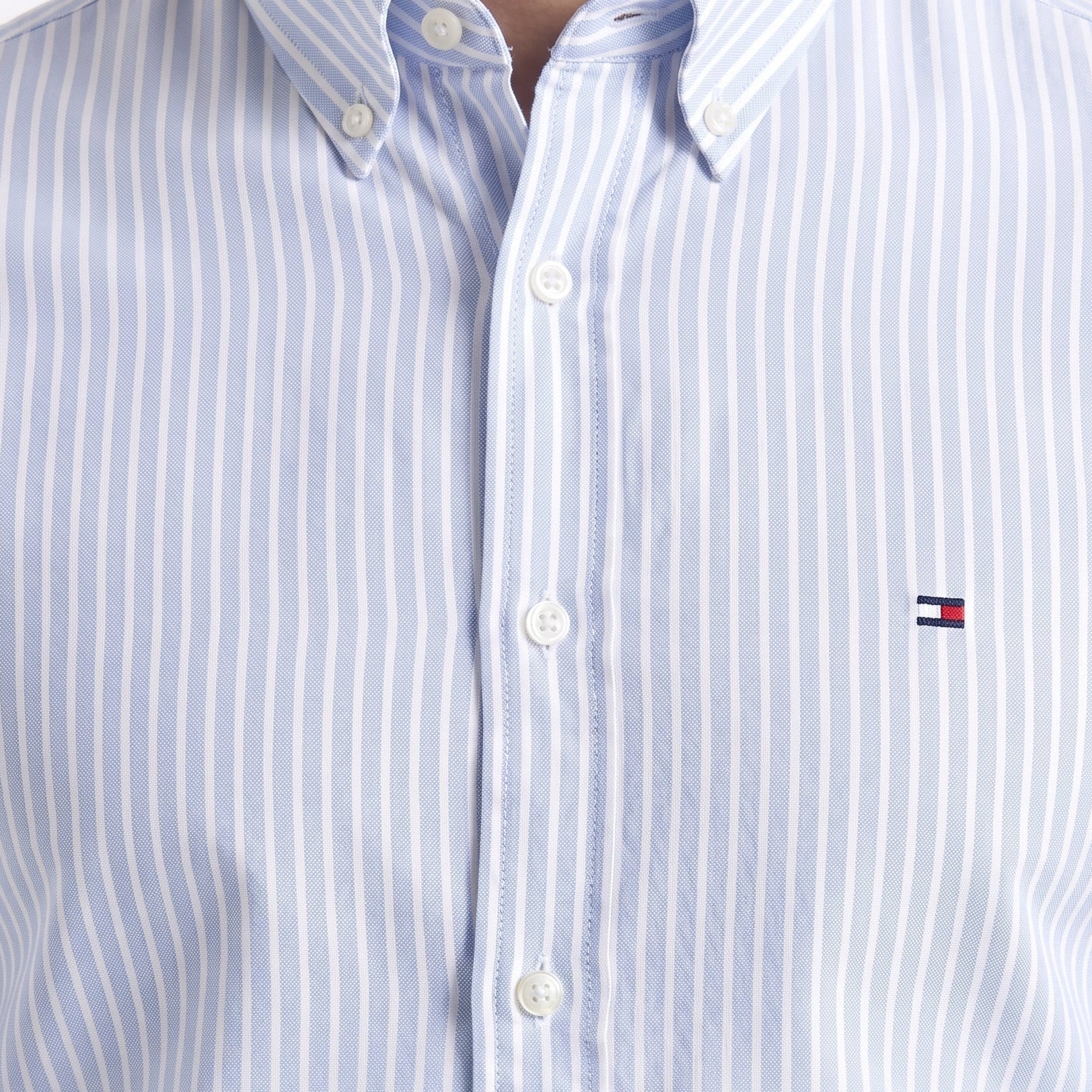 Tommy Hilfiger Sky Blue Pinstripe Button-Down