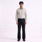 Rocha John Rocha Earth-Tone Multi-Stripe Shirt