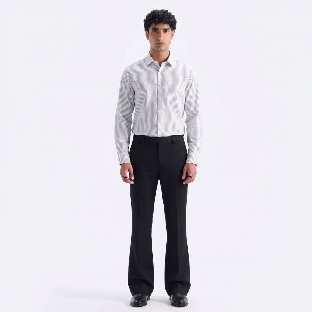 M&S Man Pure Cotton Striped Shirt