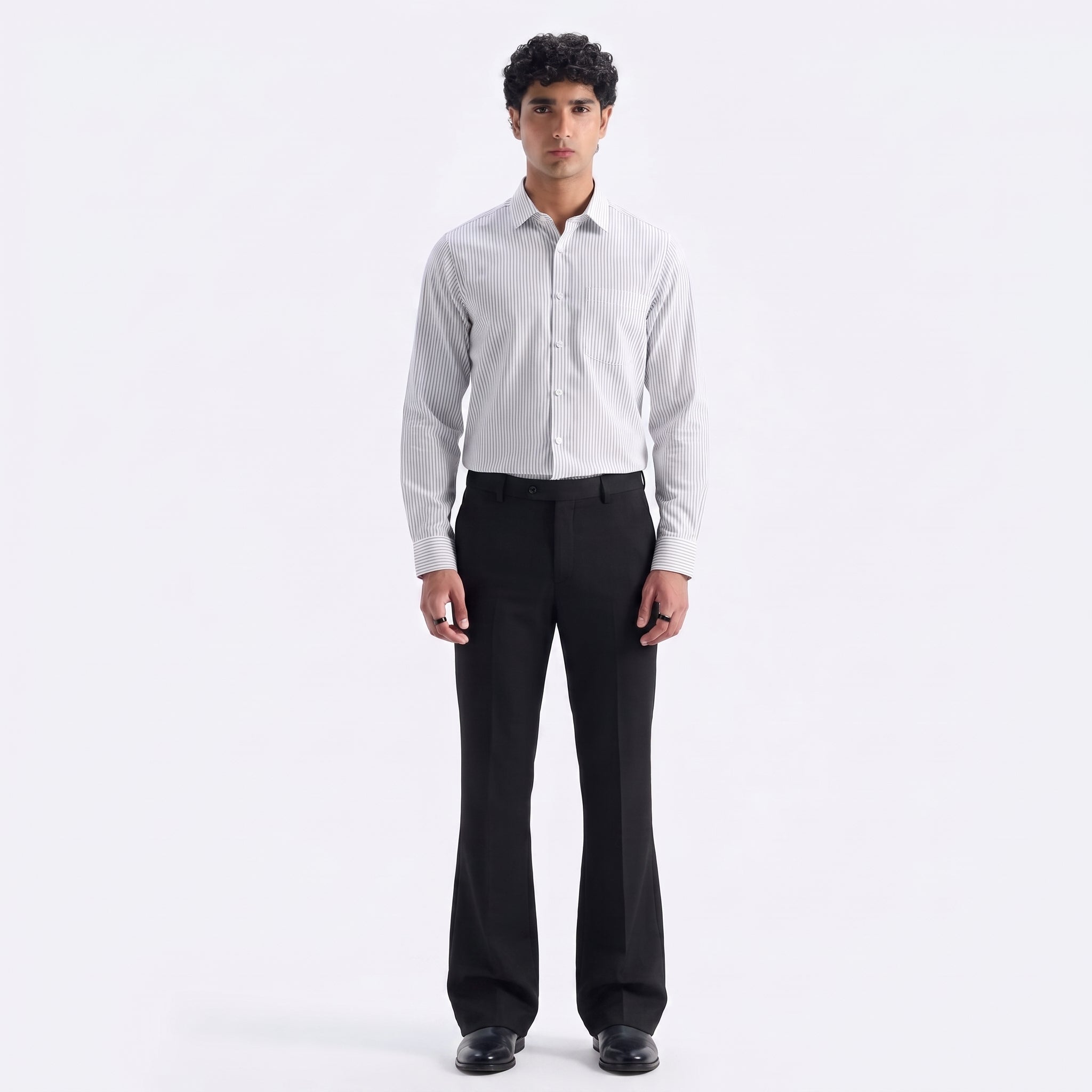 M&S Man Pure Cotton Striped Shirt