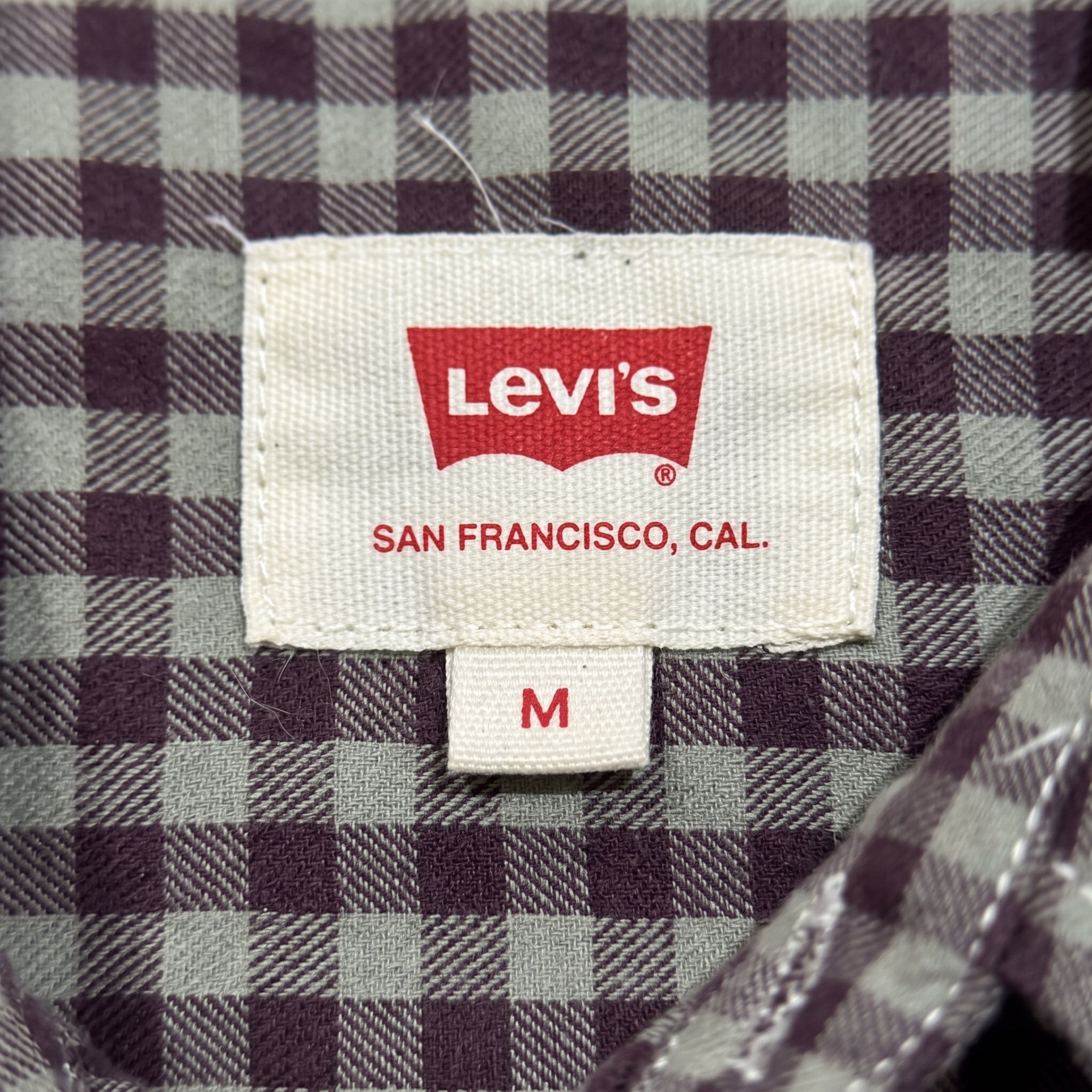 Levi's Men's Gingham Checked Shirt