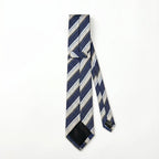 Matalan Retails British Classic Blue &amp; Slate Multi-Stripe Tie