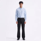River Island Oxford Long Sleeve Shirt Sky Blue