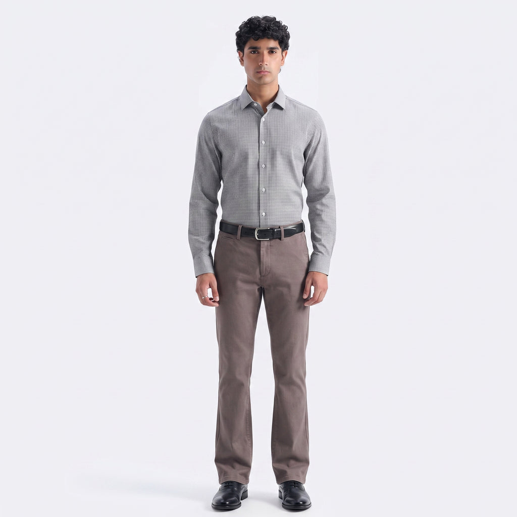 Michael Kors Slim Fit Houndstooth Shirt