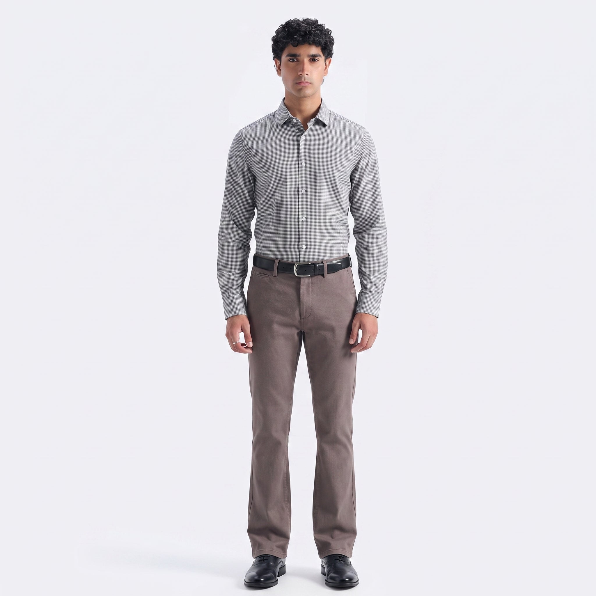 Michael Kors Slim Fit Houndstooth Shirt