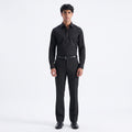 Massimo Dutti Italian Fabric Black Shirt