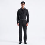 Massimo Dutti Italian Fabric Black Shirt