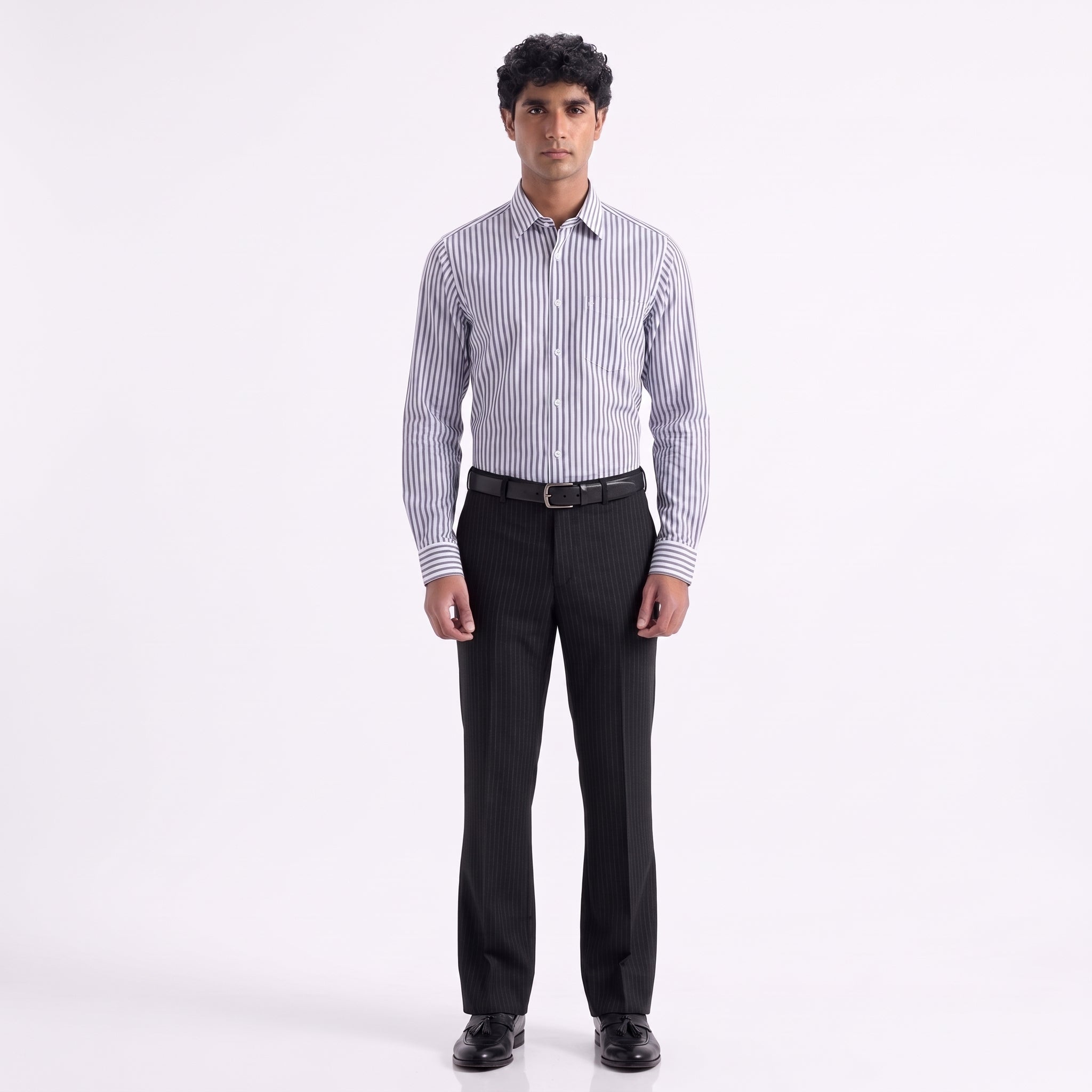 Christian Dior Monsieur Striped Button-Down
