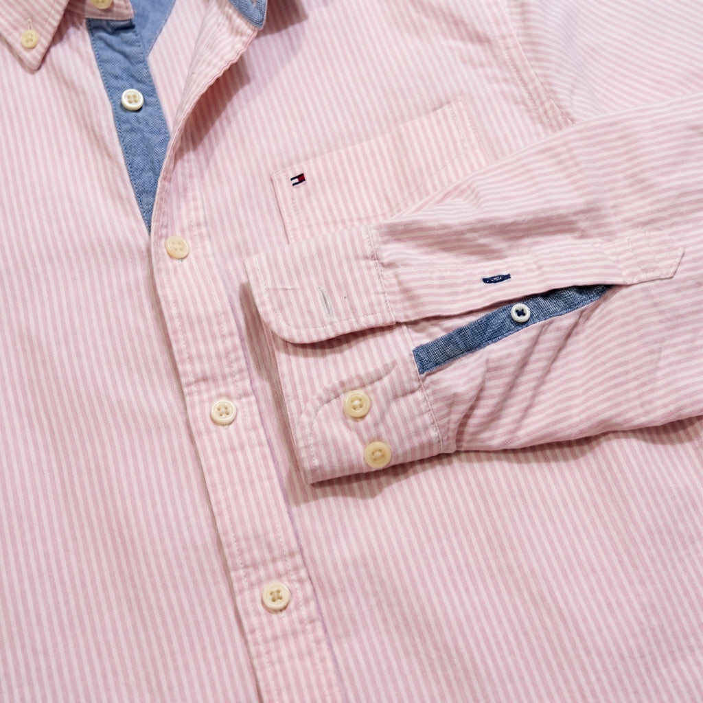 Tommy Hilfiger Rose Pinstripe Button-Down