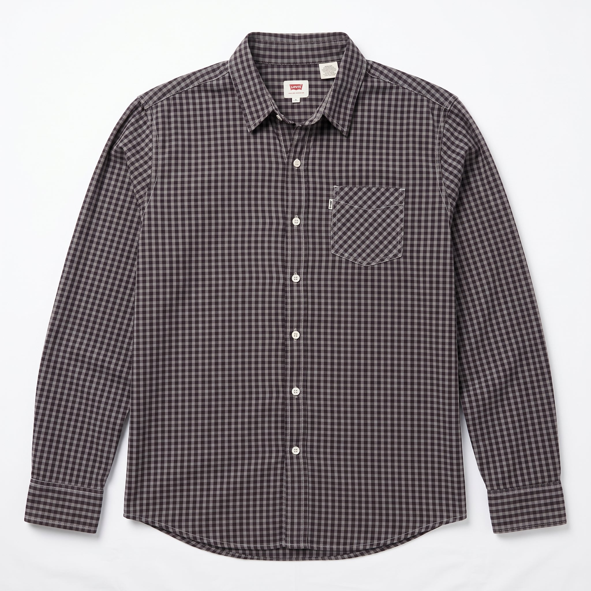 Levi's Men's Gingham Checked Shirt