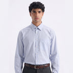 Balenciaga Paris Embroidered Monogram Striped Shirt