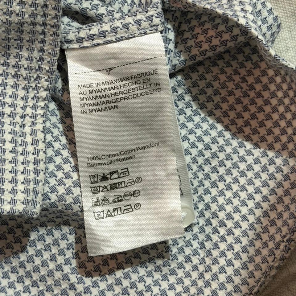 Michael Kors Slim Fit Houndstooth Shirt