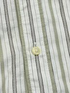 Rocha John Rocha Earth-Tone Multi-Stripe Shirt