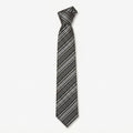Monochrome Diagonal Multi-Stripe Sleek Tie