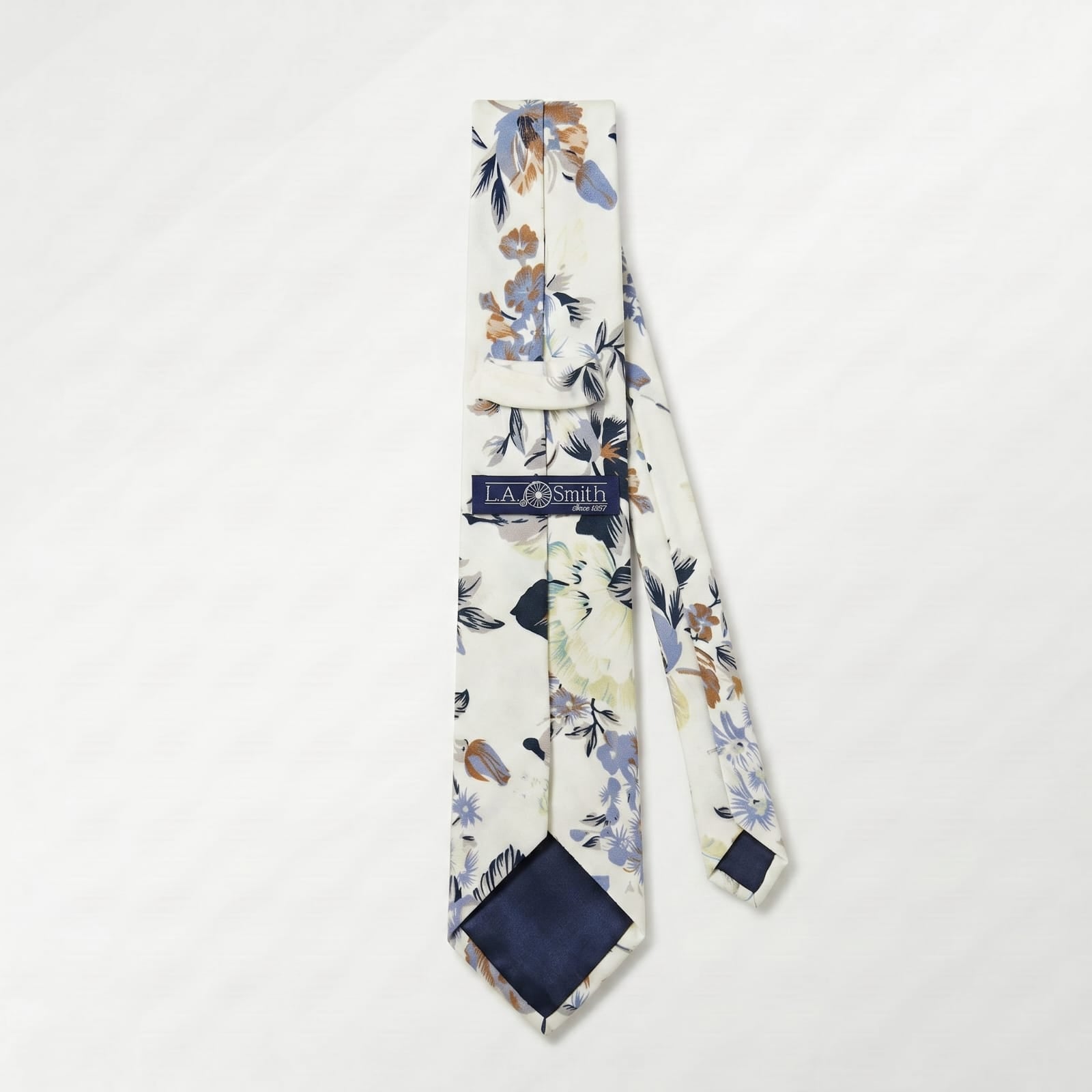 L.A. Smith British Heritage Cottagecore Floral Cotton Tie