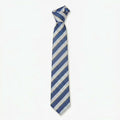 Matalan Retails British Classic Blue &amp; Slate Multi-Stripe Tie