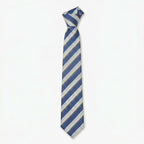 Matalan Retails British Classic Blue &amp; Slate Multi-Stripe Tie