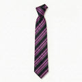 Jeff Banks London Magenta & Violet Striped Silk Tie