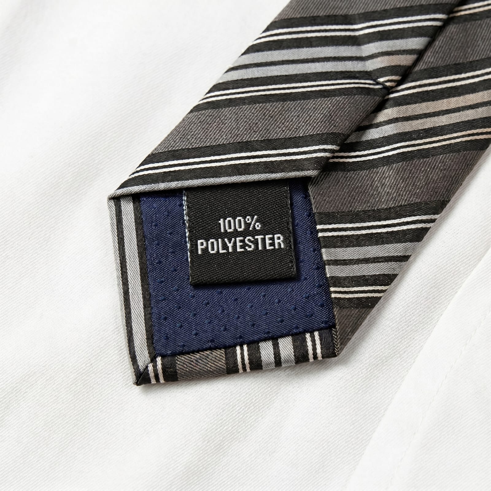 Monochrome Diagonal Multi-Stripe Sleek Tie