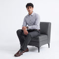 Paul Costelloe Men's Purple Striped Shirt