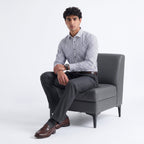 Paul Costelloe Men's Purple Striped Shirt