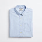 River Island Oxford Long Sleeve Shirt Sky Blue