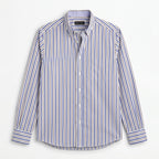 MASSIMO DUTTI Men's Striped Button Down Shirt