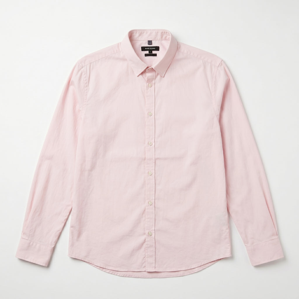 River Island Pink Long Sleeve Shirt