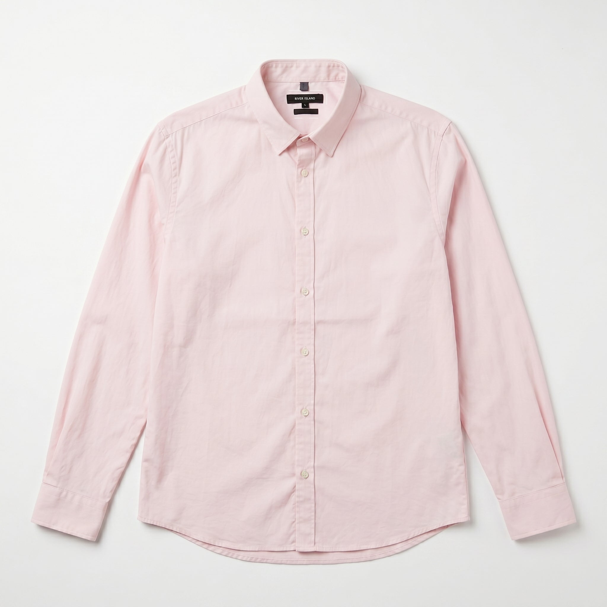 River Island Pink Long Sleeve Shirt