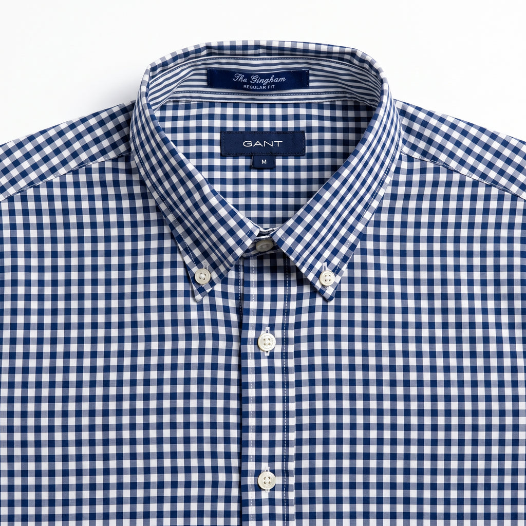 GANT Men's Regular Fit Gingham Button Down