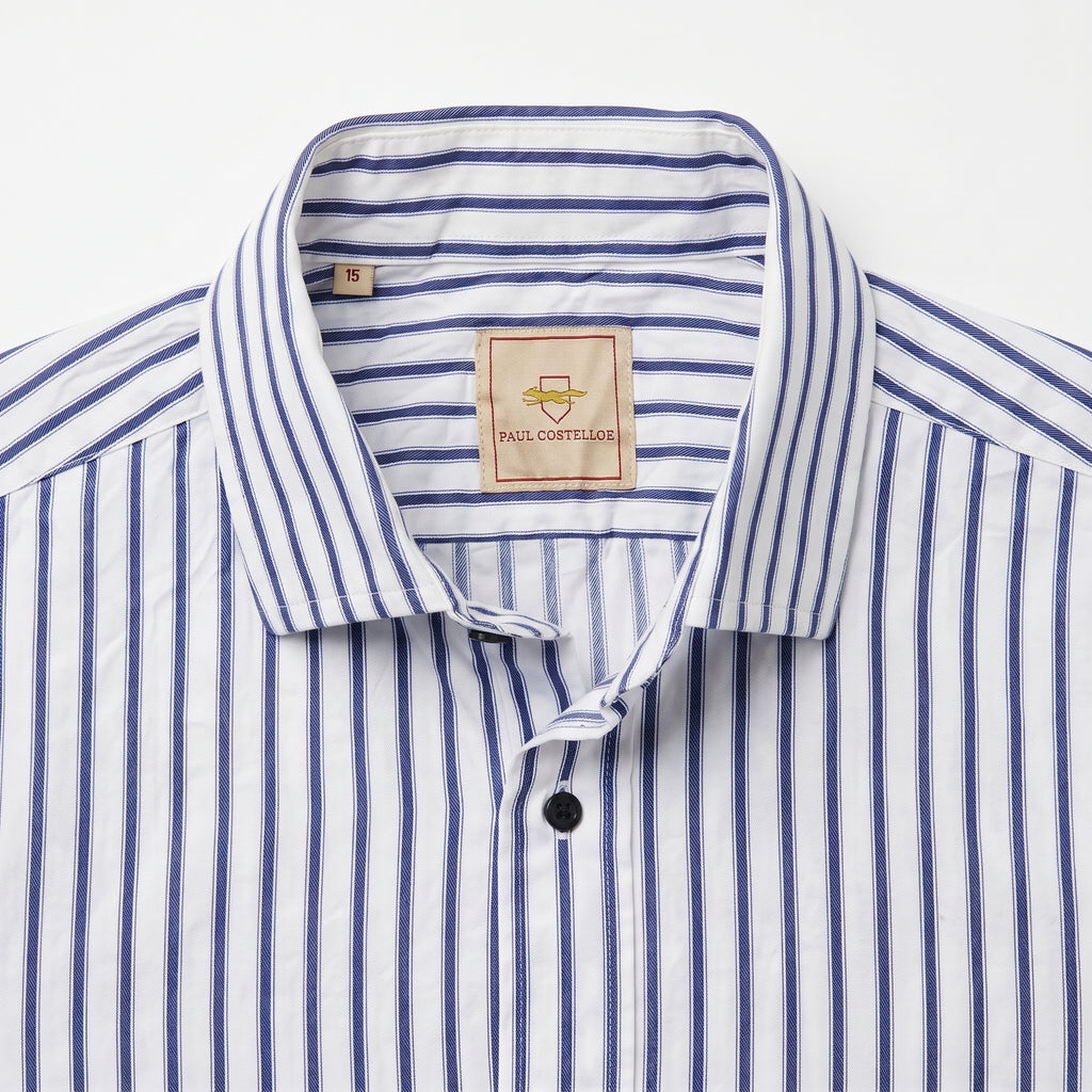 Paul Costelloe Men's Purple Striped Shirt