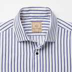 Paul Costelloe Men's Purple Striped Shirt