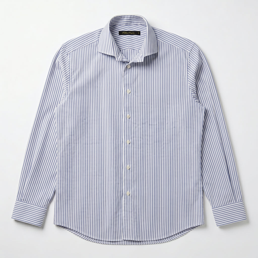 Holland Esquire Blue & White Striped Shirt