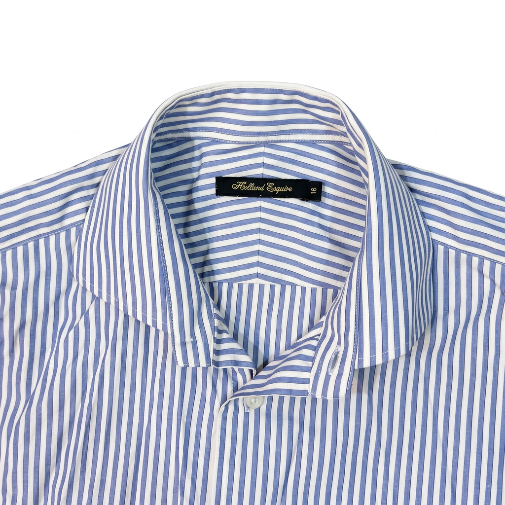 Holland Esquire Blue & White Striped Shirt