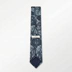 Littlewoods Heritage Slate Blue Woven Botanical Tie